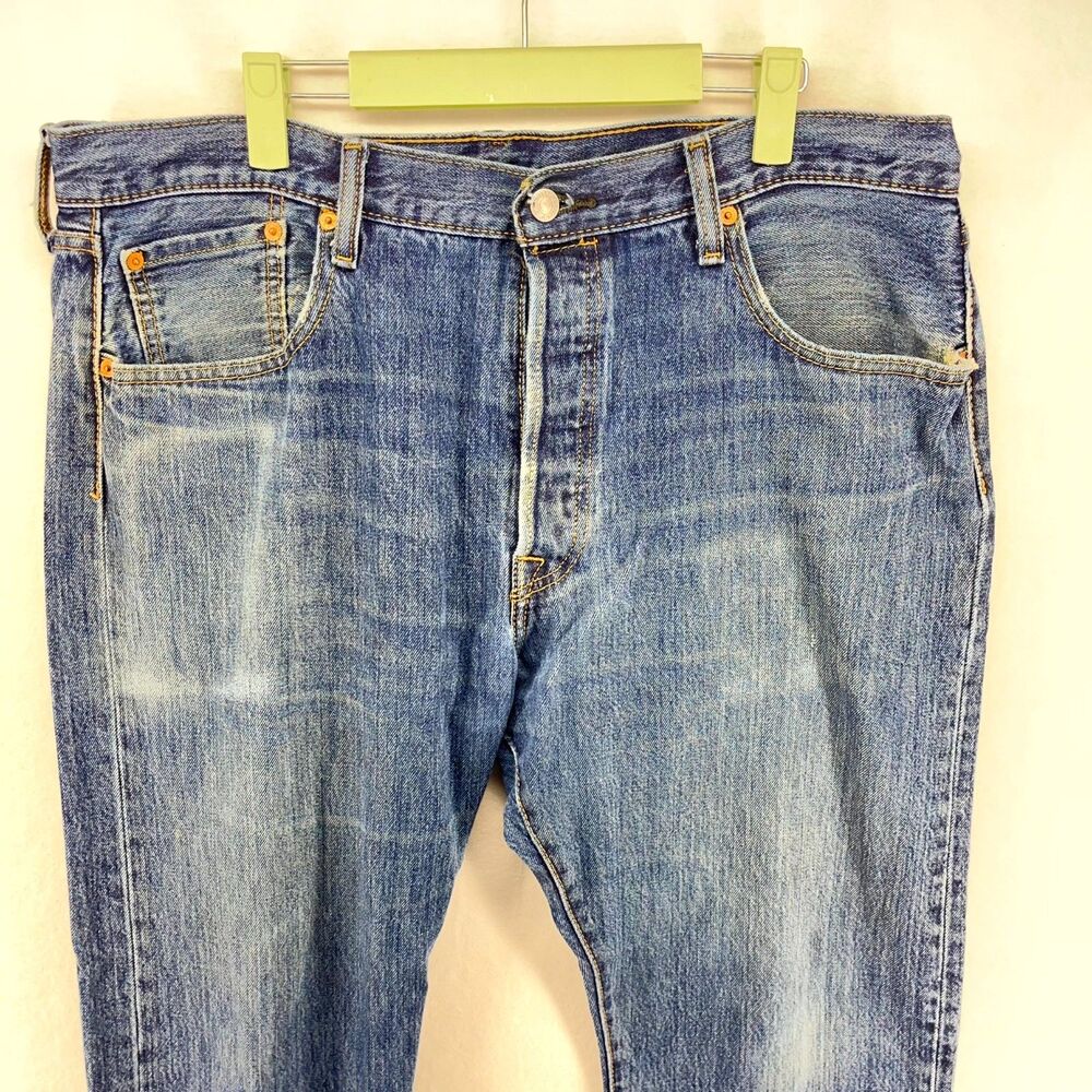 Levi Strauss & Co. 501 xx Button Front Blue Jeans Mens Size 38 x 30 - Picture 8 of 12